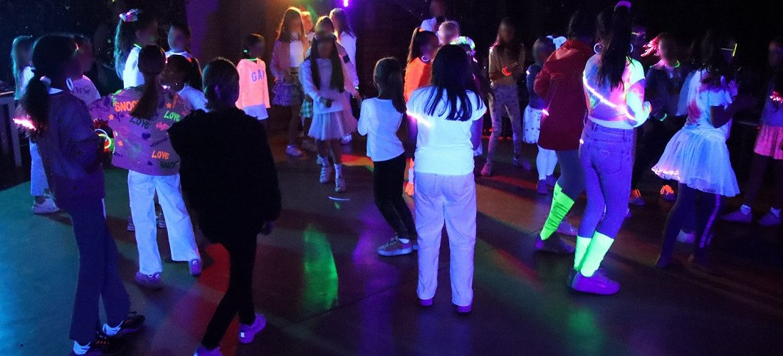 Glow-in-the-dark party