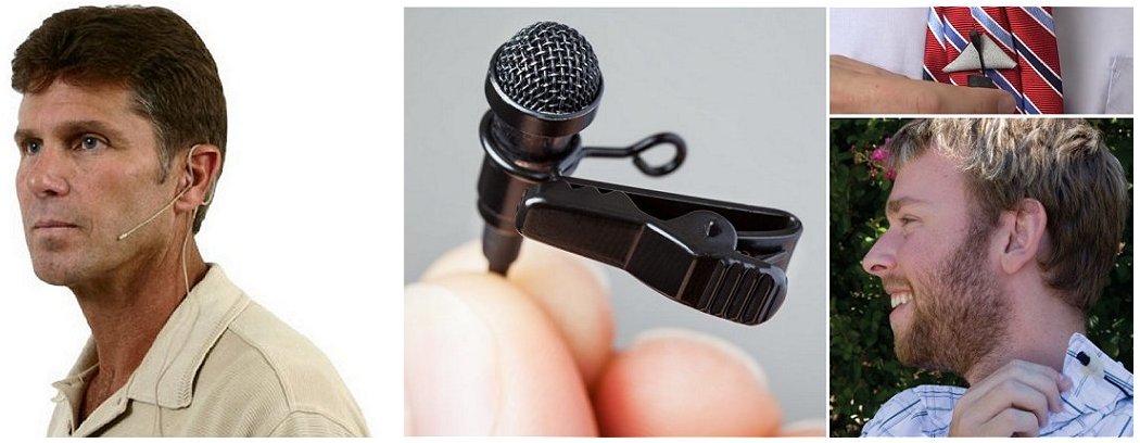 Headset and lavalier microphones